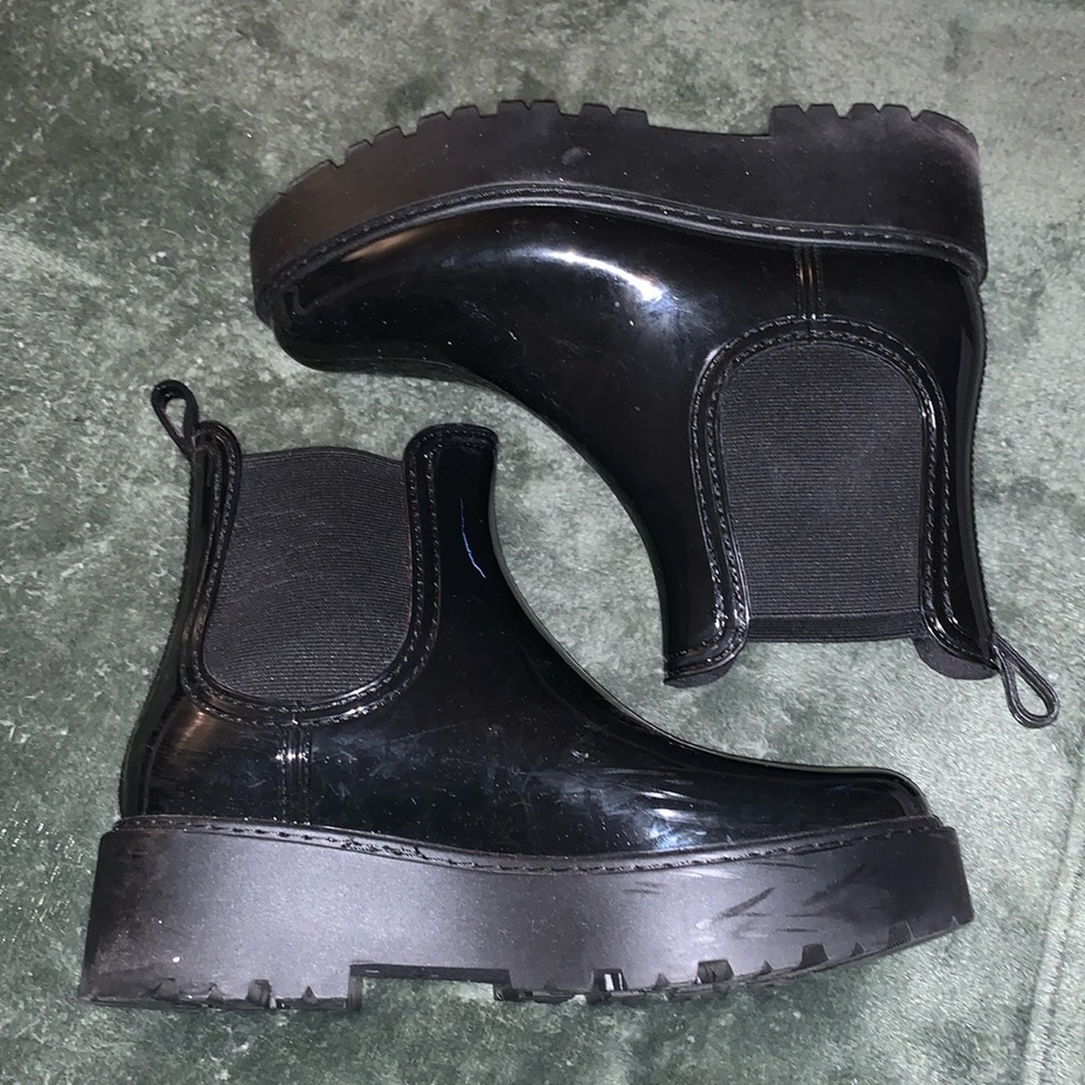 Madden Girl Shiny Platform Boots